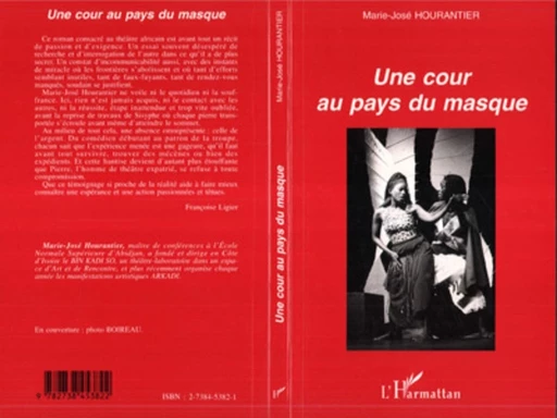 Une cour au pays du masque - Marie-José Hourantier - Editions L'Harmattan