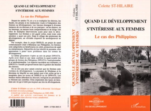 Quand le développement s'intéresse aux femmes - Colette Saint Hilaire - Editions L'Harmattan