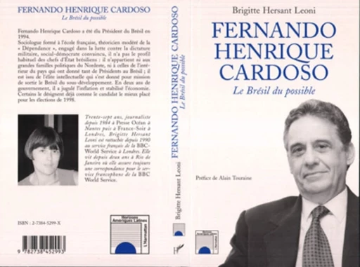 Fernando Henrique Cardoso - Brigitte Hersant Leoni - Editions L'Harmattan