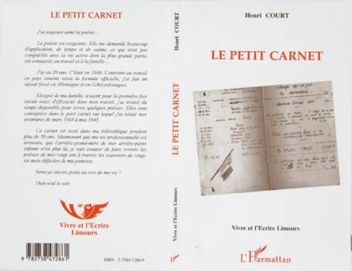 Le Petit Carnet - Henri Court - Editions L'Harmattan