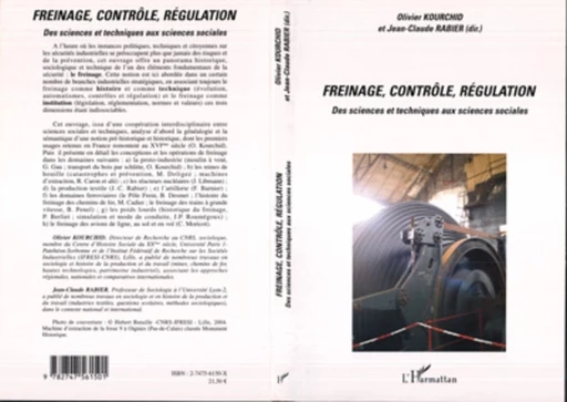 Freinage, contrôle, régulation - Olivier Kourchid, Jean-Claude Rabier - Editions L'Harmattan