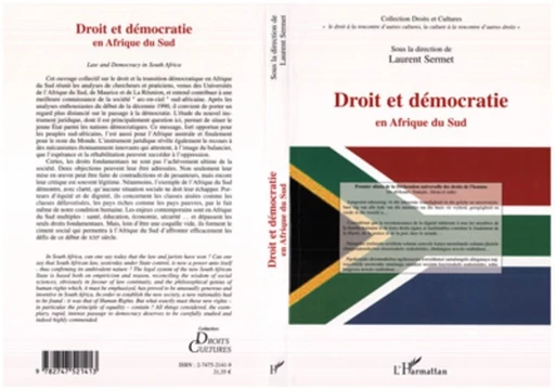 DROIT ET DÉMOCRATIE EN AFRIQUE DU SUD -  - Editions L'Harmattan