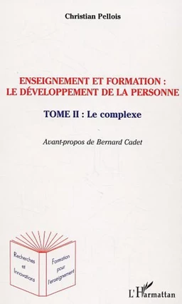 Enseignement et formation le développement de la personne