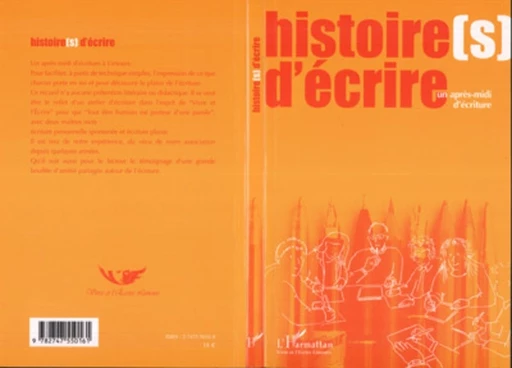 Histoires d'écrire -  - Editions L'Harmattan