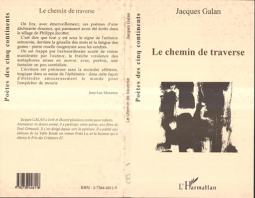 Le chemin de traverse - Jacques Galan - Editions L'Harmattan