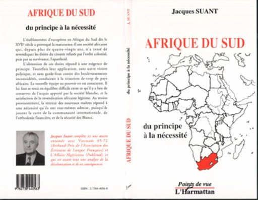 AFRIQUE DU SUD - Jacques Suant - Editions L'Harmattan