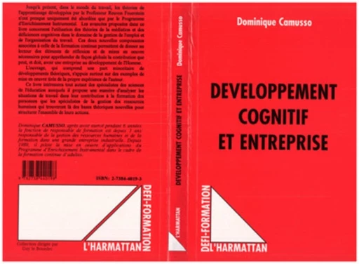 Développement cognitif et entreprise - Dominique Camusso - Editions L'Harmattan