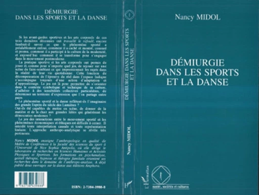 Démiurgie dans les sports et la danse - Nancy Midol - Editions L'Harmattan