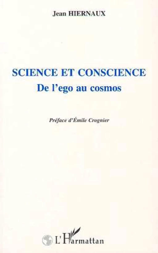 Science et conscience - Jean Hiernaux - Editions L'Harmattan