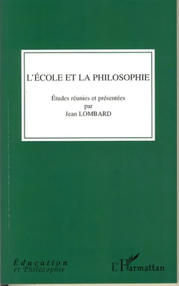 L'école et la philosophie