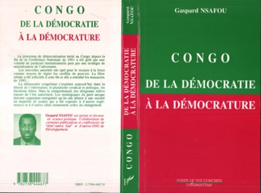 Congo : de la démocratie à la démocrature - Gaspard Nsafou - Editions L'Harmattan