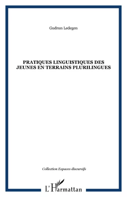 Pratiques linguistiques des jeunes en terrains plurilingues