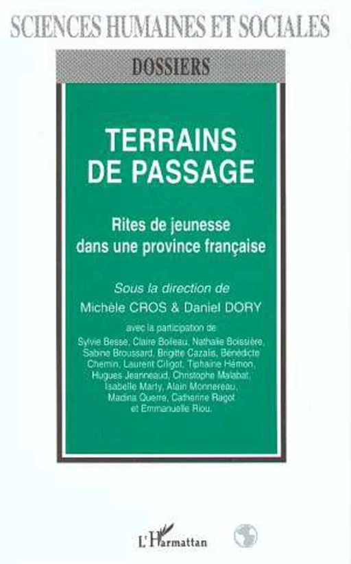 Terrains de passage - Daniel Dory, Michèle Cros - Editions L'Harmattan