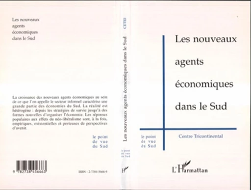 LES NOUVEAUX AGENTS ÉCONOMIQUES DANS LE SUD -  - Editions L'Harmattan