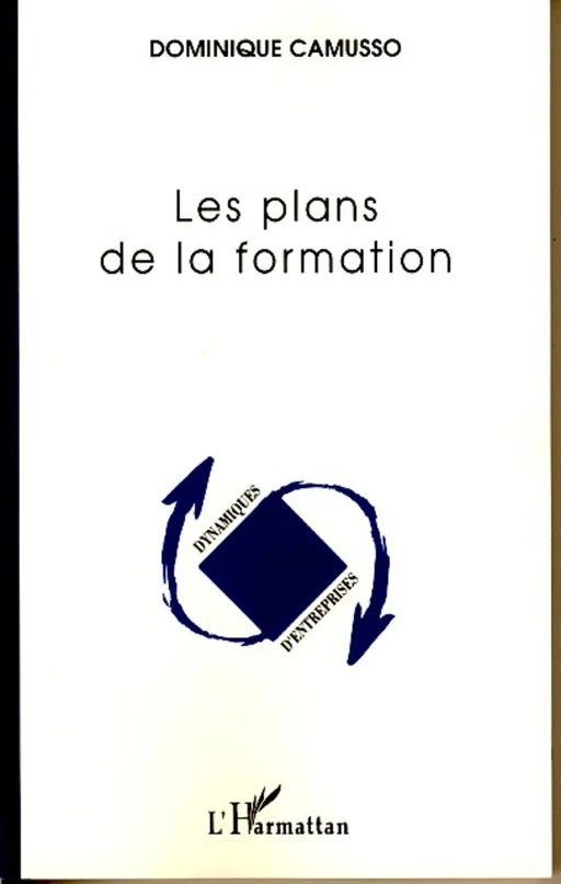 Les plans de la formation - Dominique Camusso - Editions L'Harmattan