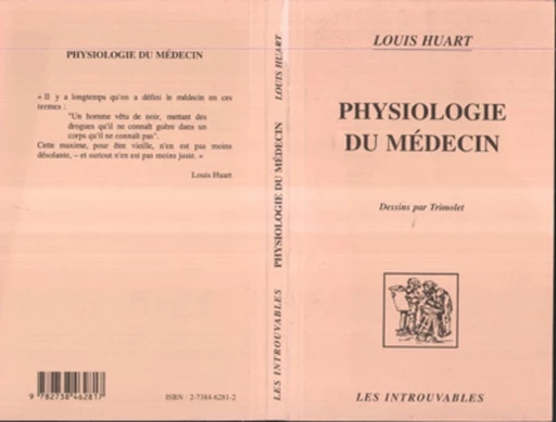 PHYSIOLOGIE DU MEDECIN - Louis Huart - Editions L'Harmattan