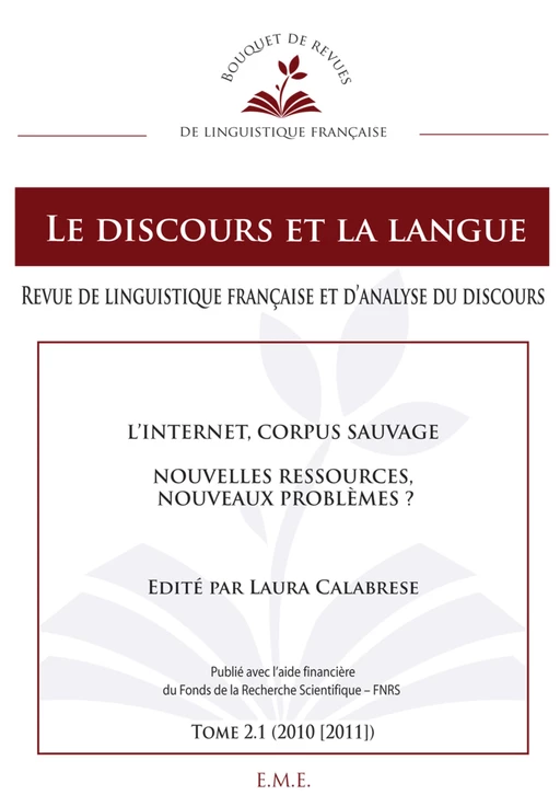 L'Internet, corpus sauvage - Laura Calabrese - EME Editions