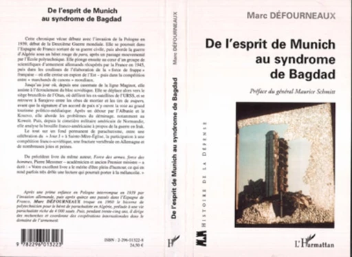 De l'esprit de Munich au syndrome de Bagdad - Marc Défourneaux - Editions L'Harmattan