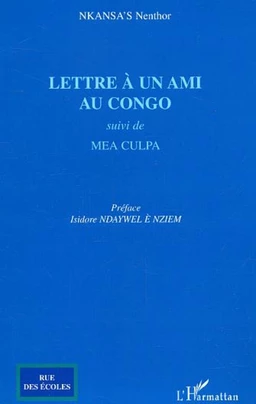 Lettre à un ami au Congo