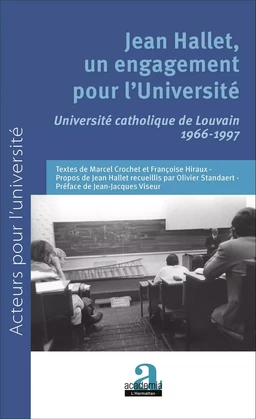 Jean Hallet, un engagement pour l'Université