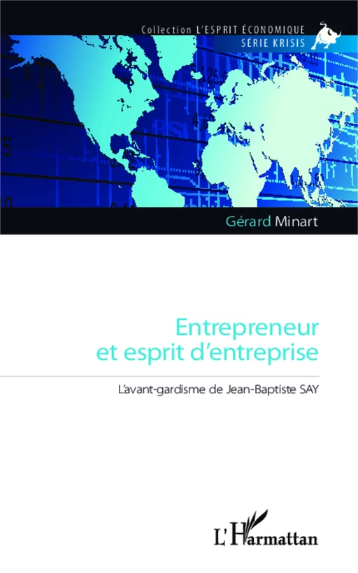 Entrepreneur et esprit d'entreprise - Gérard Minart - Editions L'Harmattan