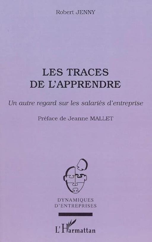 Les traces de l'apprendre - ROBERT JENNY - Editions L'Harmattan