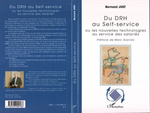 Du DRH au Self-service - Bernard Just - Editions L'Harmattan