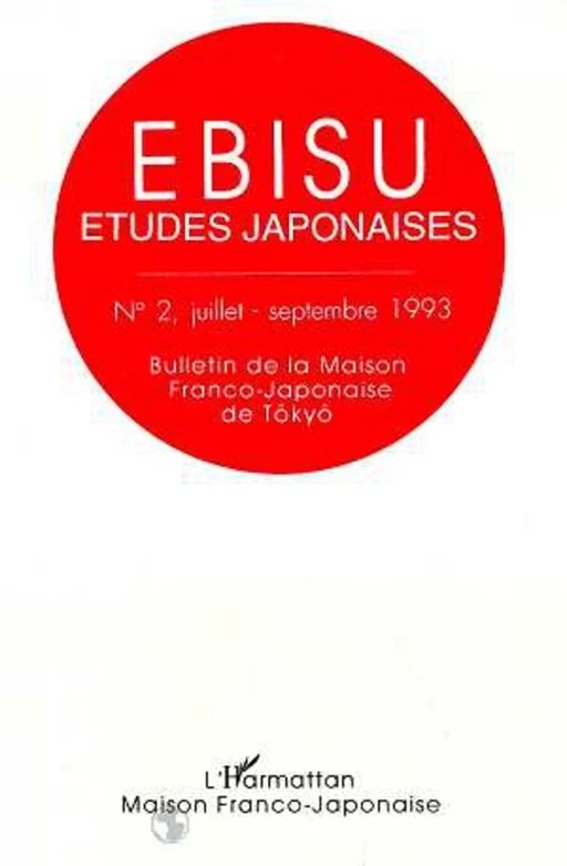 Ebisu 2 -  - Editions L'Harmattan