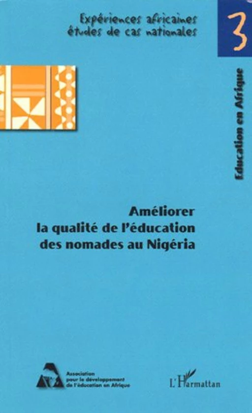 Améliorer la qualité de l'éducation des nomades au Nigéria - Pius Elumeze - Editions L'Harmattan