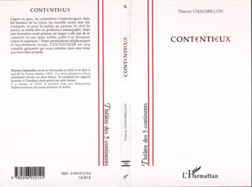 Contentieux - Thierry Chaumillon - Editions L'Harmattan