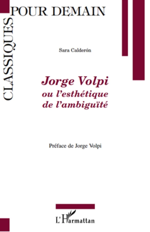 Jorge Volpi - Sara Calderon - Editions L'Harmattan