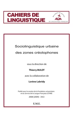 Sociolinguistique urbaine des zones créolophones