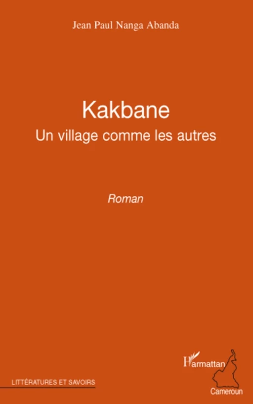 Kakbane - Jean-Paul Nanga Abanda - Editions L'Harmattan