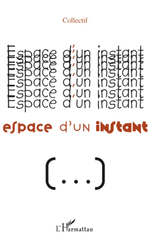 Espace d'un instant -  - Editions L'Harmattan