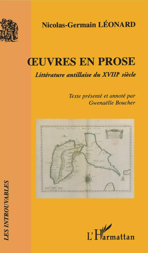 Oeuvres en prose - Nicolas-Germain Leonard - Editions L'Harmattan