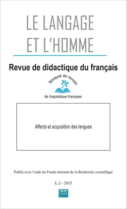 Affects et acquisition des langues