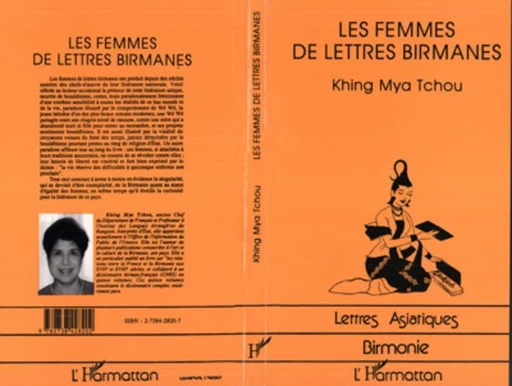 Les femmes de lettres birmanes -  - Editions L'Harmattan