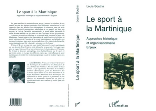 Le sport à la Martinique - Louis Boutrin - Editions L'Harmattan