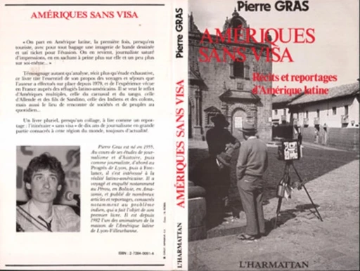 Amérique sans visa - Pierre Gras - Editions L'Harmattan