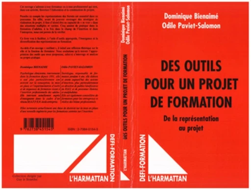 Des outils pour un projet de formation -  - Editions L'Harmattan