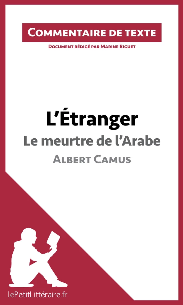 L'Étranger - Le meurtre de l'Arabe - Albert Camus (Commentaire de texte) -  lePetitLitteraire, Marine Riguet - lePetitLitteraire.fr