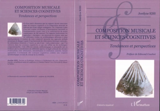 Composition musicale et sciences cognitives - Jocelyne Kiss - Editions L'Harmattan