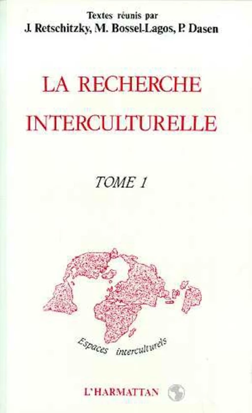 La recherche interculturelle - Jean Retschitzki - Editions L'Harmattan