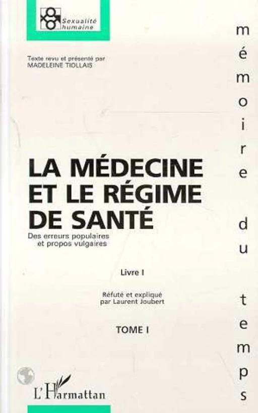 LA MÉDECINE ET LE RÉGIME DE SANTÉ -  - Editions L'Harmattan