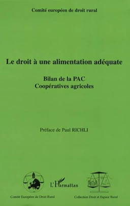 Le droit à une alimentation adéquate