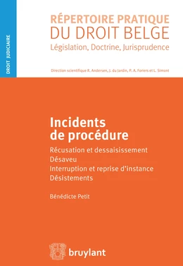 Incidents de procédure