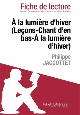 la lumière d'hiver de Philippe Jaccottet (Fiche de lecture)