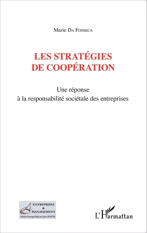 Les stratégies de coopération - Marie Da Fonseca - Editions L'Harmattan