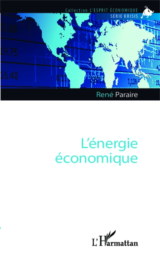 L'énergie économique - René Paraire - Editions L'Harmattan