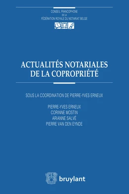 Actualités notariales de la copropriété